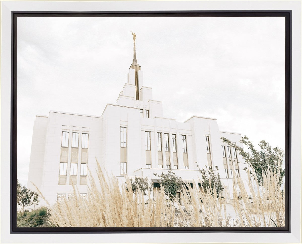 Sweet is The Work Saratoga Springs Utah Temple Gallery Wrap