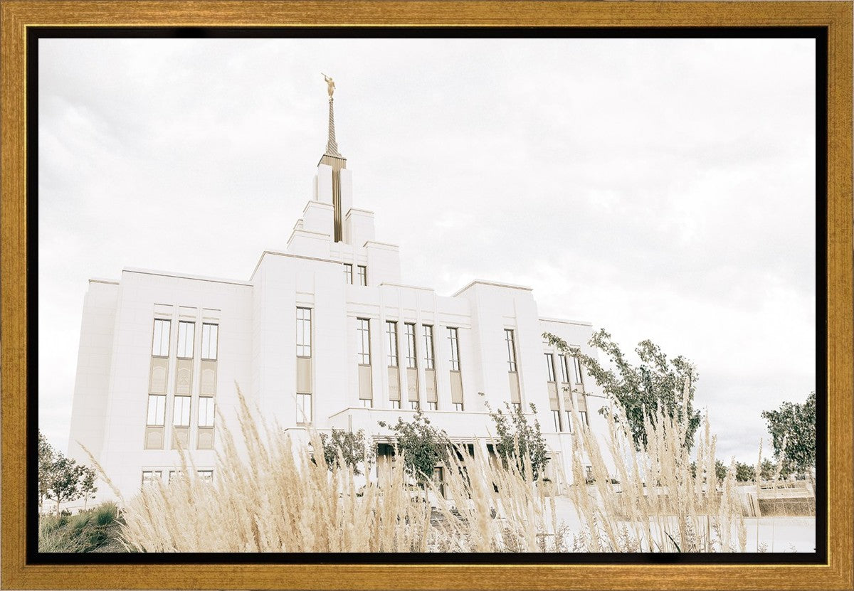 Sweet is The Work Saratoga Springs Utah Temple Gallery Wrap