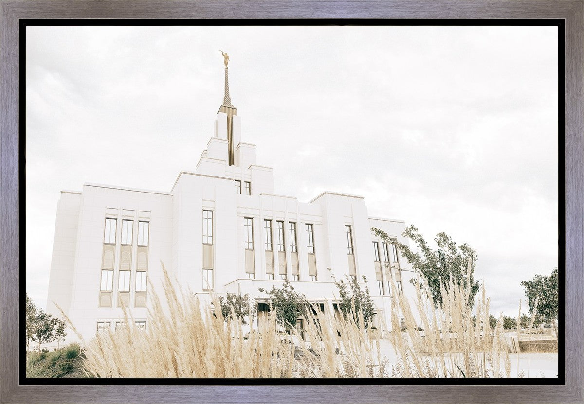 Sweet is The Work Saratoga Springs Utah Temple Gallery Wrap