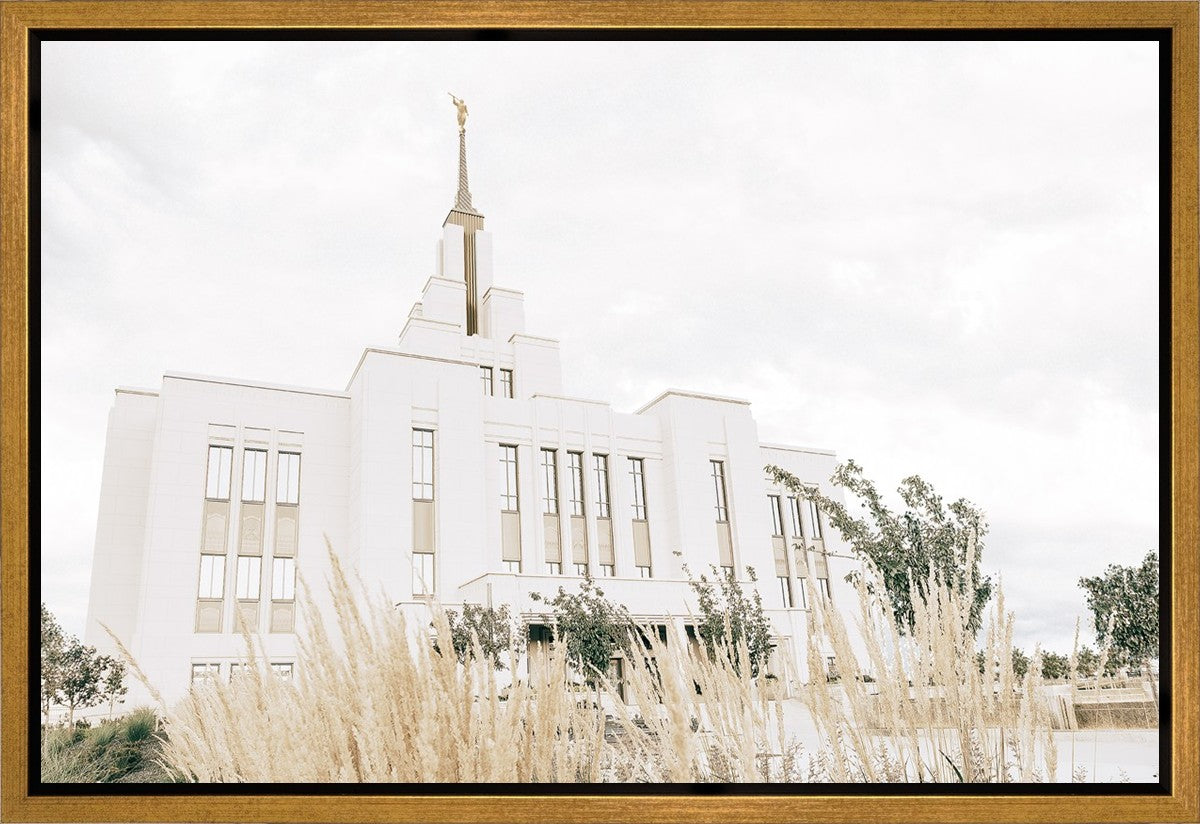 Sweet is The Work Saratoga Springs Utah Temple Gallery Wrap