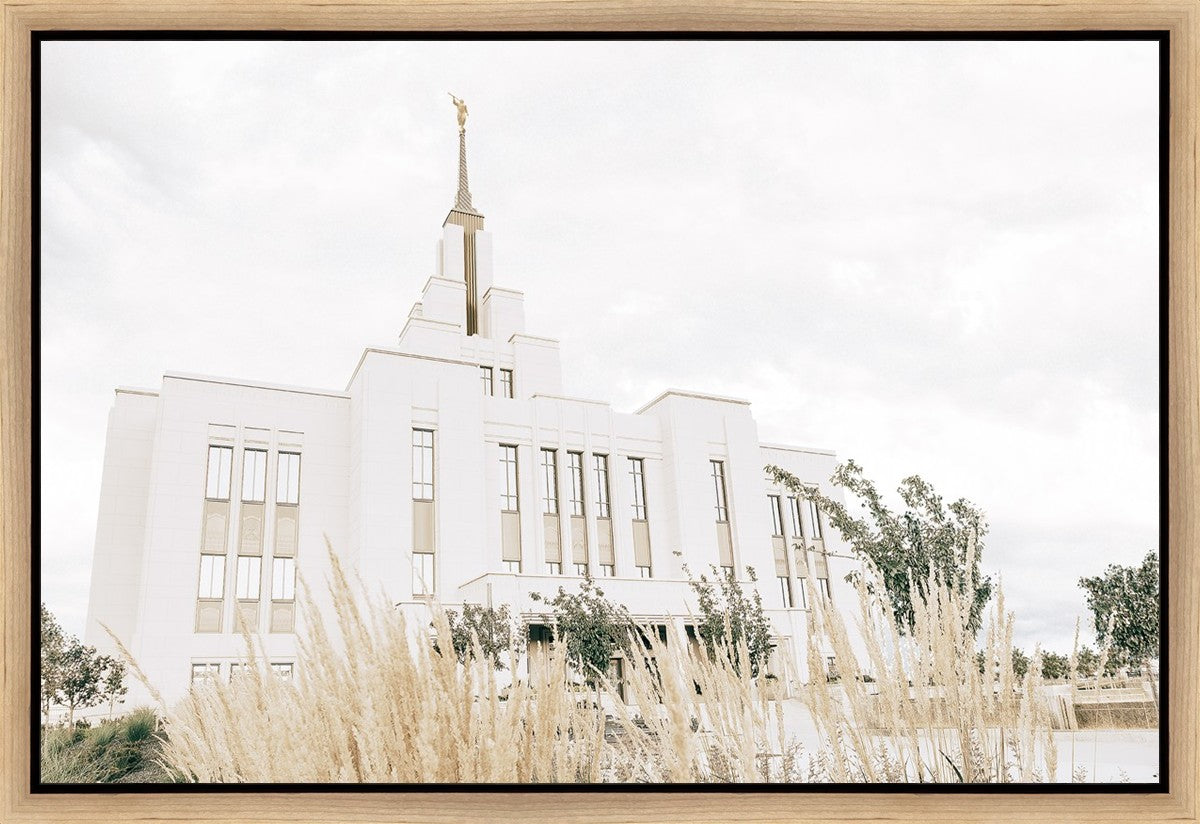 Sweet is The Work Saratoga Springs Utah Temple Gallery Wrap