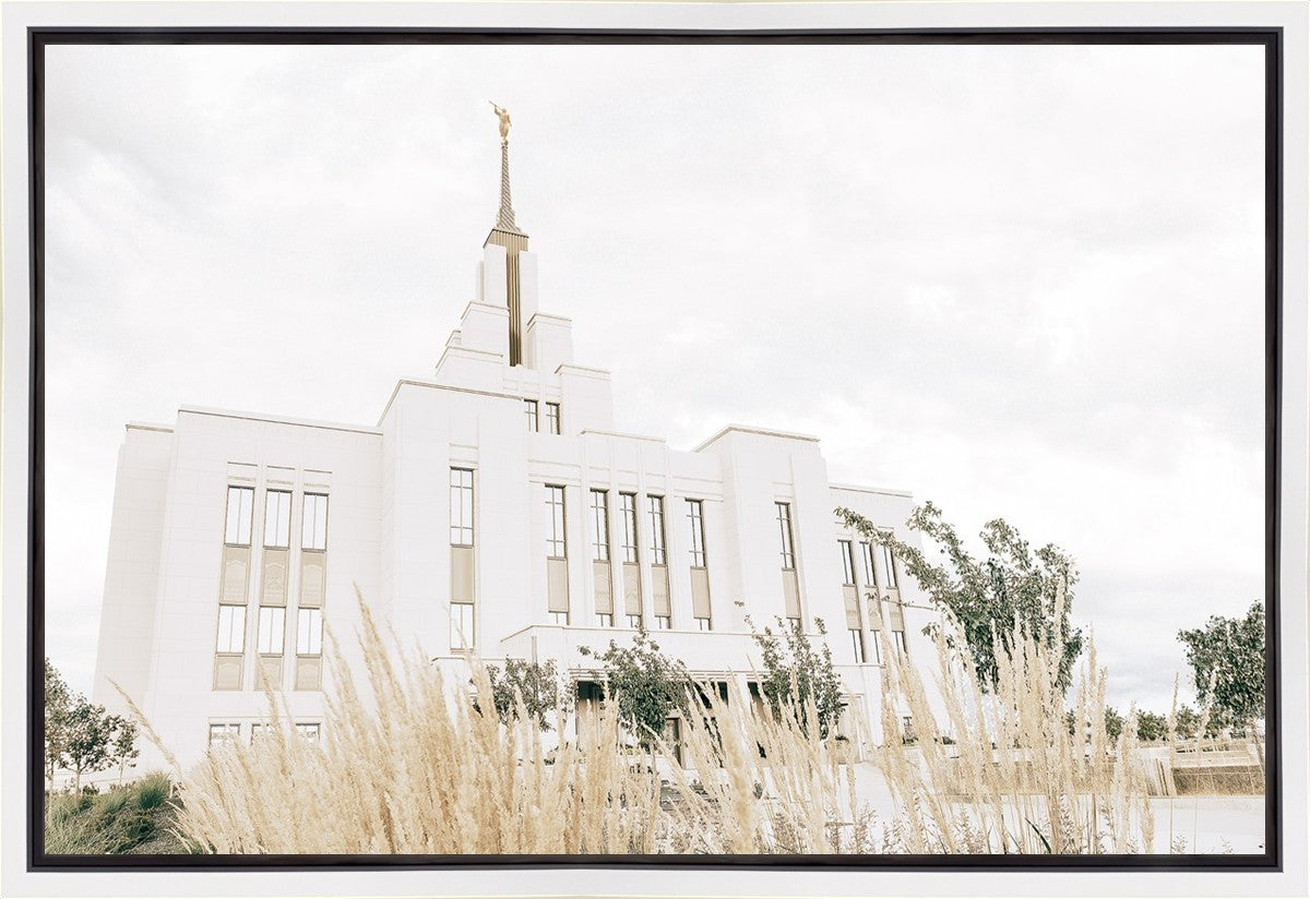 Sweet is The Work Saratoga Springs Utah Temple Gallery Wrap