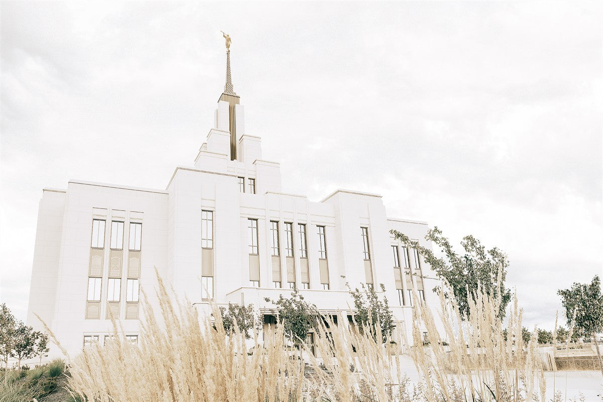 Sweet is The Work Saratoga Springs Utah Temple Gallery Wrap
