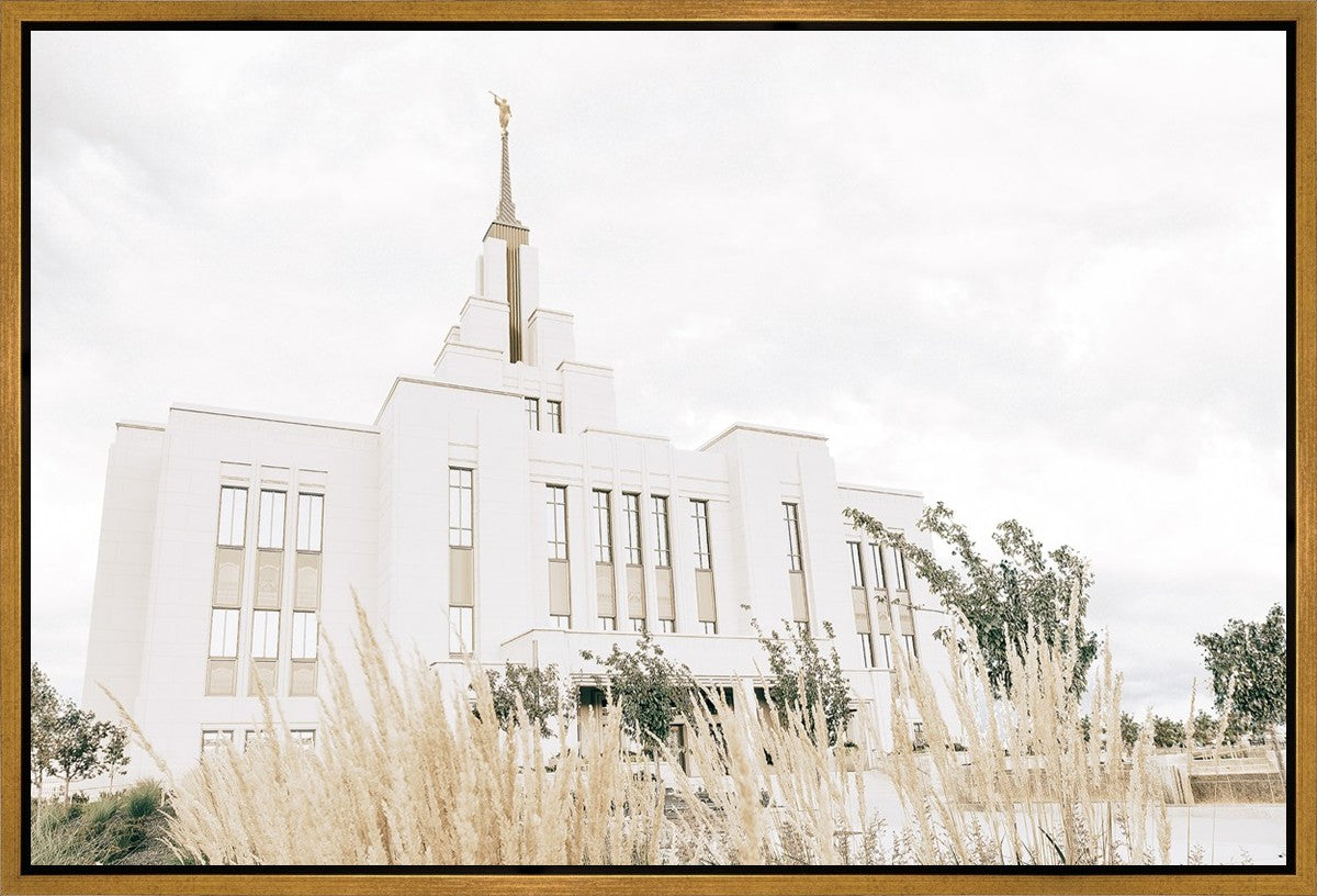 Sweet is The Work Saratoga Springs Utah Temple Gallery Wrap