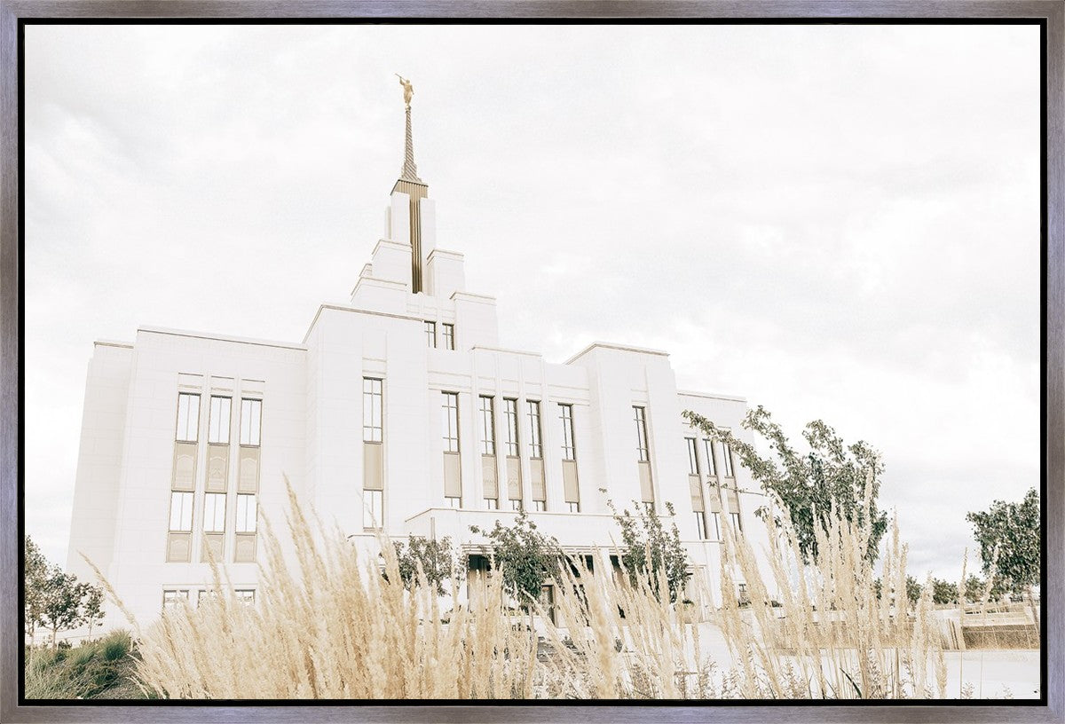 Sweet is The Work Saratoga Springs Utah Temple Gallery Wrap