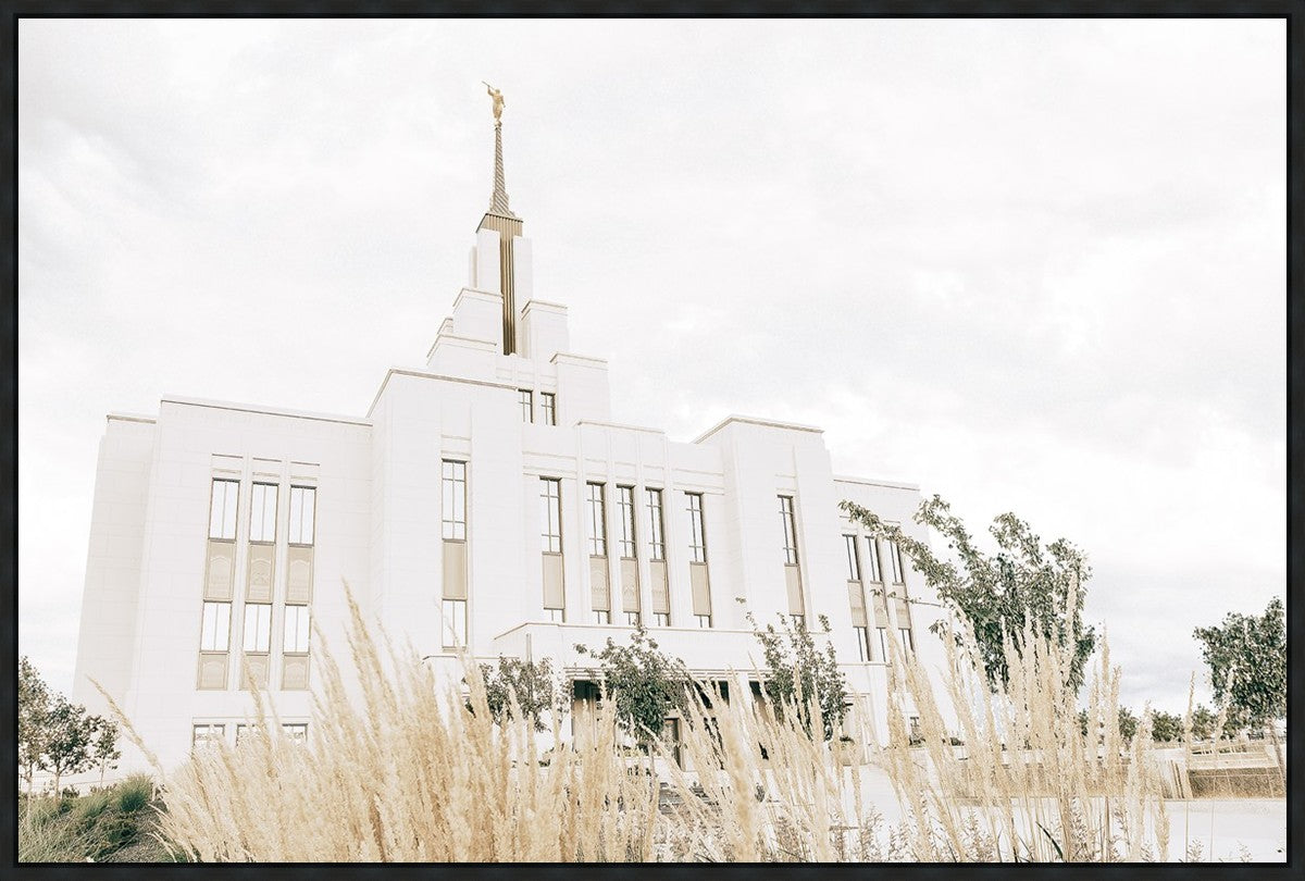 Sweet is The Work Saratoga Springs Utah Temple Large Wall Art Gallery Wrap