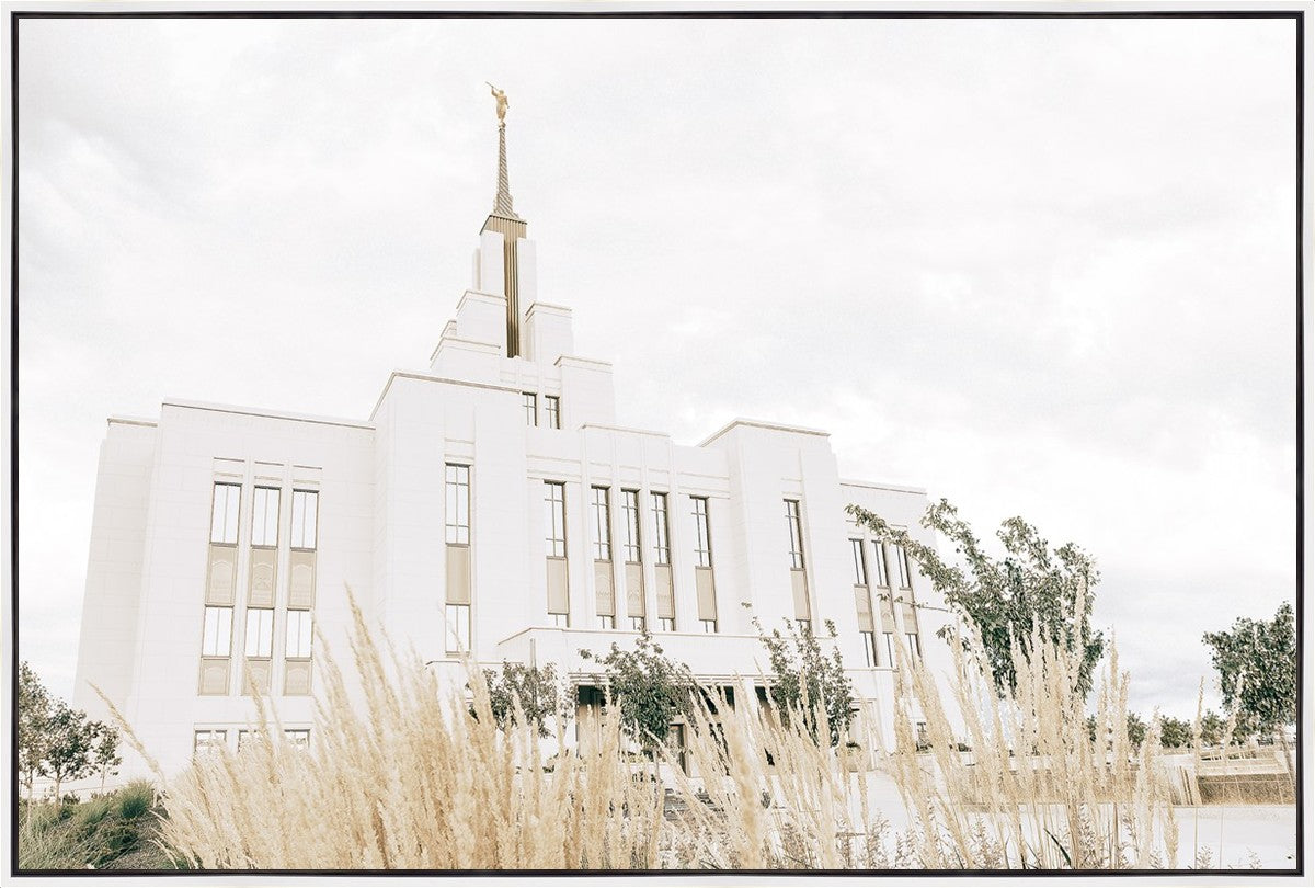 Sweet is The Work Saratoga Springs Utah Temple Large Wall Art Gallery Wrap