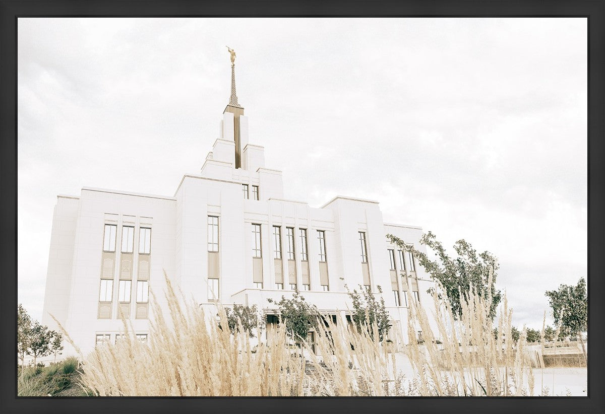Sweet is The Work Saratoga Springs Utah Temple Large Wall Art