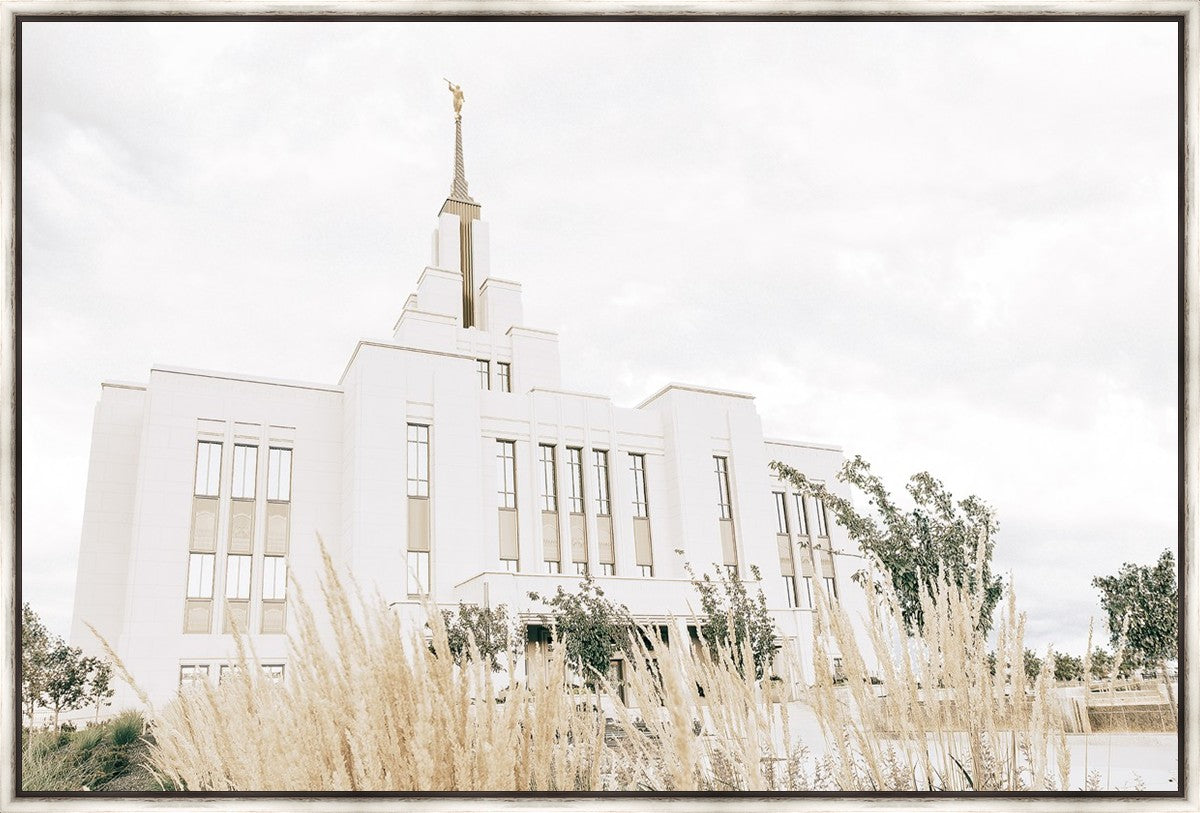 Sweet is The Work Saratoga Springs Utah Temple Large Wall Art