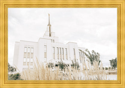 Sweet is The Work Saratoga Springs Utah Temple Large Wall Art