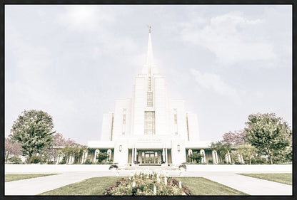 Sweet is The Work Rexburg Idaho Temple Large Wall Art Gallery Wrap