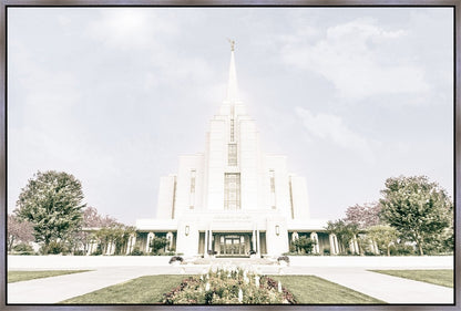 Sweet is The Work Rexburg Idaho Temple Large Wall Art Gallery Wrap