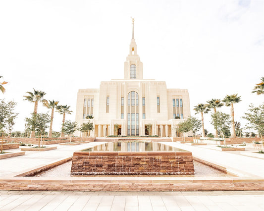 Sweet is The Work Red Cliffs Utah Temple