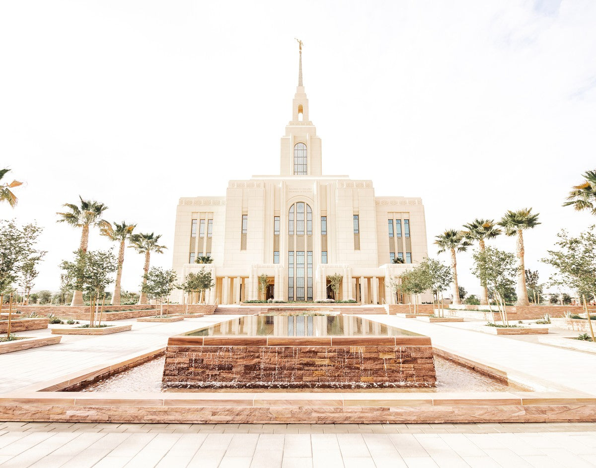 Sweet is The Work Red Cliffs Utah Temple