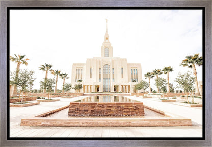 Sweet is The Work Red Cliffs Utah Temple Gallery Wrap