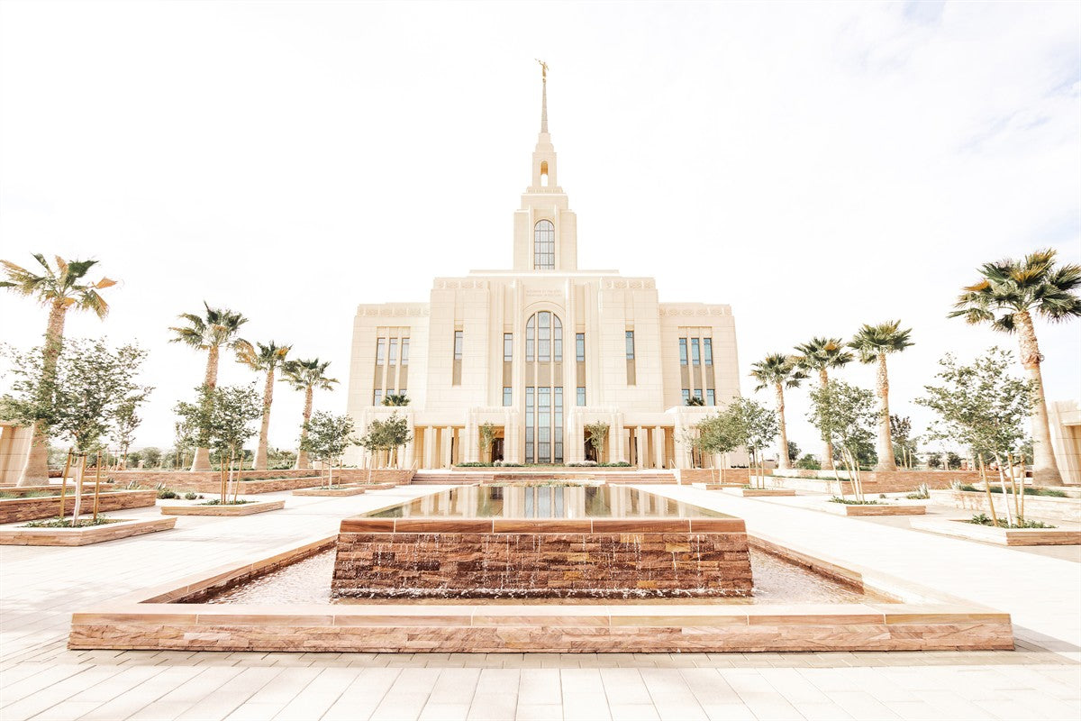 Sweet is The Work Red Cliffs Utah Temple