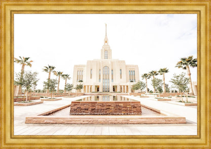 Sweet is The Work Red Cliffs Utah Temple Large Wall Art