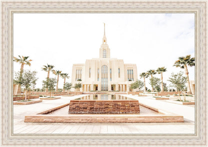 Sweet is The Work Red Cliffs Utah Temple Large Wall Art