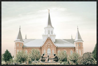 Sweet is The Work Provo City Center Utah Temple Large Wall Art Gallery Wrap