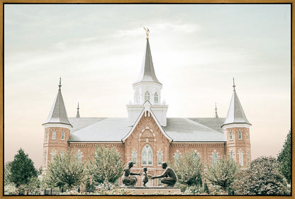 Sweet is The Work Provo City Center Utah Temple Large Wall Art Gallery Wrap