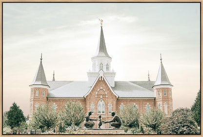 Sweet is The Work Provo City Center Utah Temple Large Wall Art Gallery Wrap