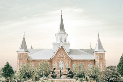 Sweet is The Work Provo City Center Utah Temple Large Wall Art