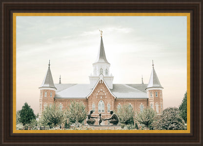 Sweet is The Work Provo City Center Utah Temple Large Wall Art