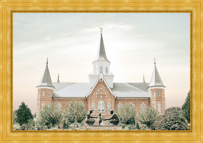 Sweet is The Work Provo City Center Utah Temple Large Wall Art