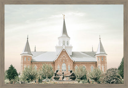 Sweet is The Work Provo City Center Utah Temple Large Wall Art