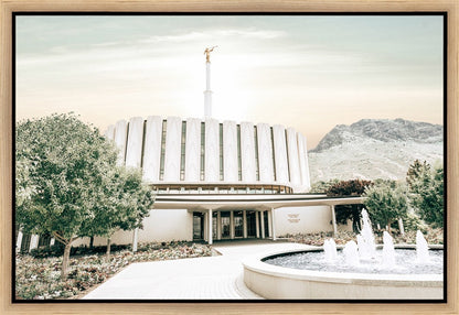 Sweet is The Work Provo Utah Temple Gallery Wrap