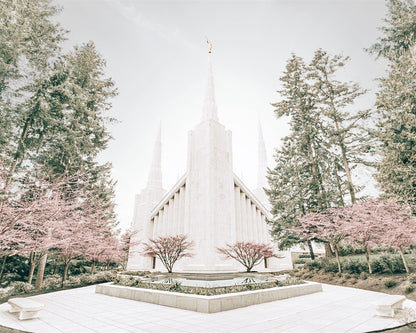 Sweet is The Work Portland Oregon Temple Gallery Wrap