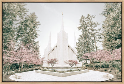 Sweet is The Work Portland Oregon Temple Gallery Wrap