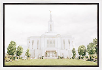 Sweet is The Work Pocatello Idaho Temple Gallery Wrap