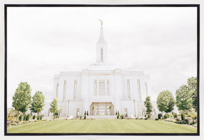 Sweet is The Work Pocatello Idaho Temple Gallery Wrap