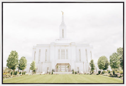 Sweet is The Work Pocatello Idaho Temple Gallery Wrap