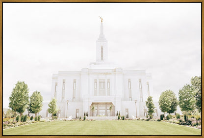 Sweet is The Work Pocatello Idaho Temple Large Wall Art Gallery Wrap