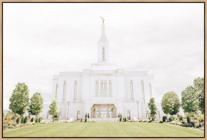 Sweet is The Work Pocatello Idaho Temple Large Wall Art Gallery Wrap