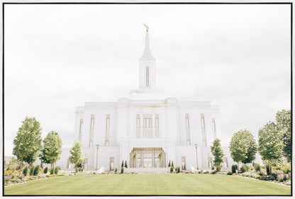 Sweet is The Work Pocatello Idaho Temple Large Wall Art Gallery Wrap