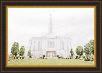 Sweet is The Work Pocatello Idaho Temple Large Wall Art