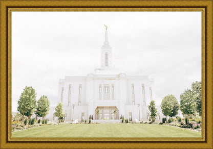 Sweet is The Work Pocatello Idaho Temple Large Wall Art
