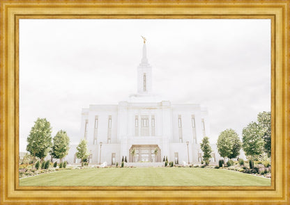 Sweet is The Work Pocatello Idaho Temple Large Wall Art