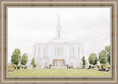Sweet is The Work Pocatello Idaho Temple Large Wall Art