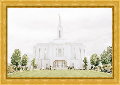 Sweet is The Work Pocatello Idaho Temple Large Wall Art