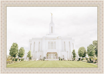 Sweet is The Work Pocatello Idaho Temple Large Wall Art