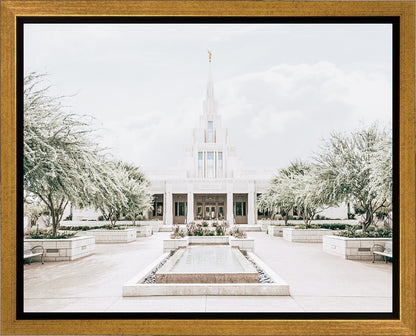 Sweet is The Work Phoenix Arizona Temple Gallery Wrap
