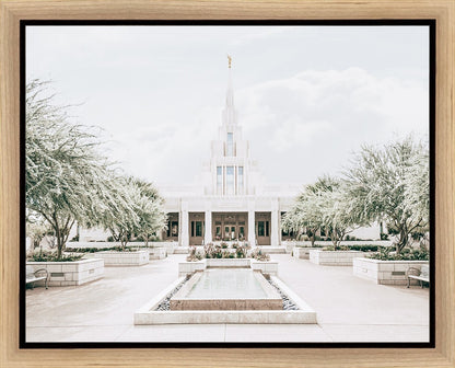Sweet is The Work Phoenix Arizona Temple Gallery Wrap
