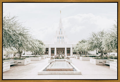 Sweet is The Work Phoenix Arizona Temple Gallery Wrap