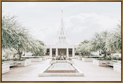 Sweet is The Work Phoenix Arizona Temple Large Wall Art Gallery Wrap