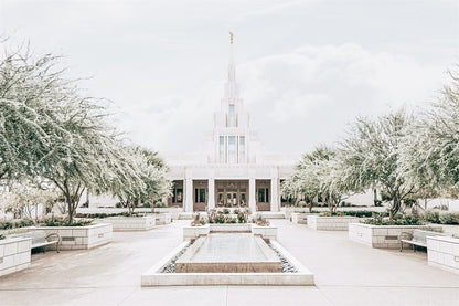 Sweet is The Work Phoenix Arizona Temple Large Wall Art