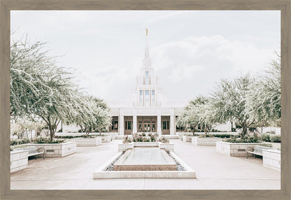 Sweet is The Work Phoenix Arizona Temple Large Wall Art
